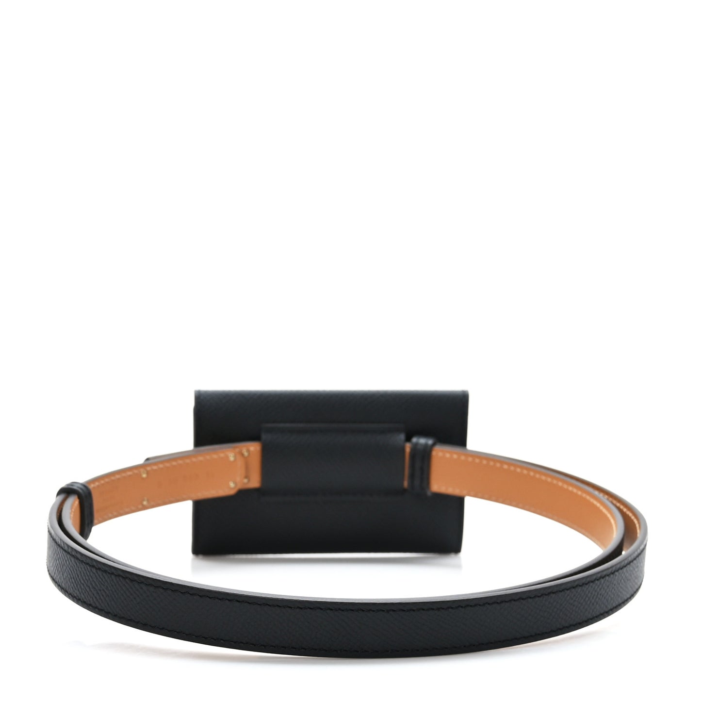Epsom Kelly Pocket Belt Black