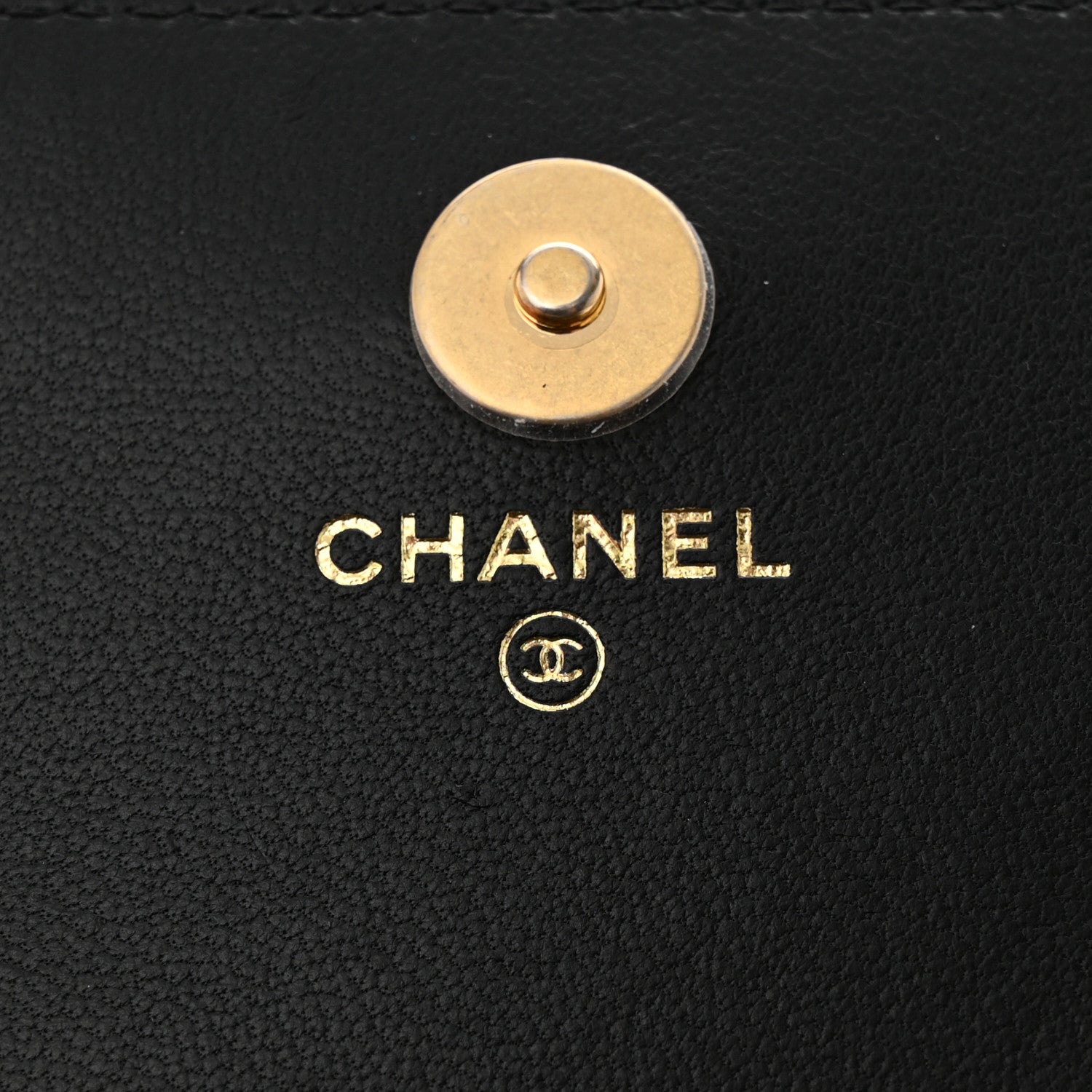 Chanel Lambskin Quilted Coco Clips Mini Wallet On Chain WOC Black 6 of 11