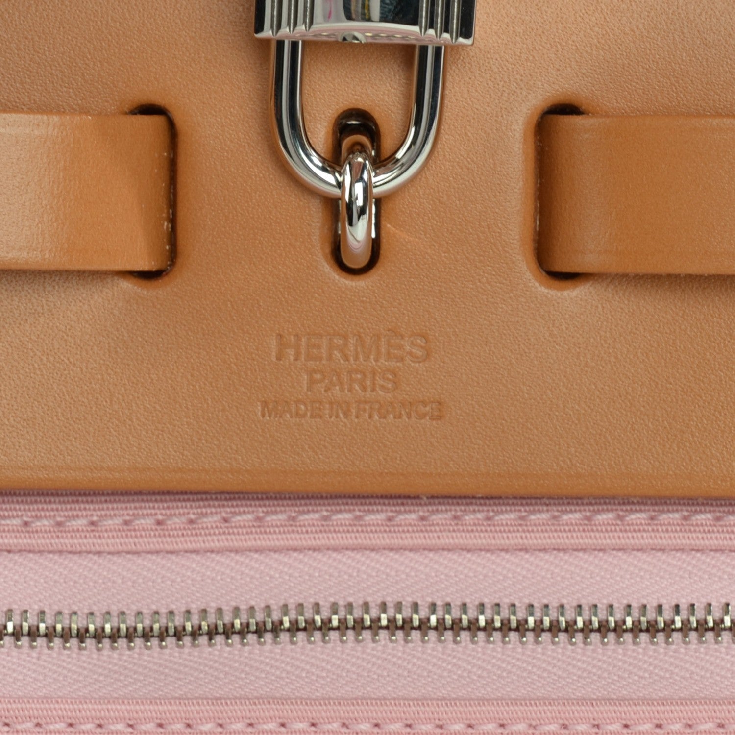 Hermes Vache Hunter Toile Herbag Zip 31 PM Rose Sakura 16 of 19