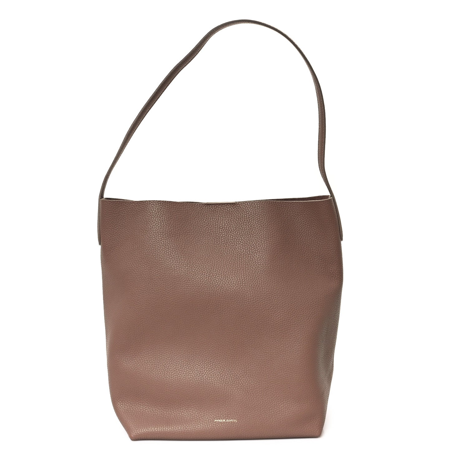 Mansur Gavriel Pebbled Calfskin Everyday Cabas Biscotto 1 of 9