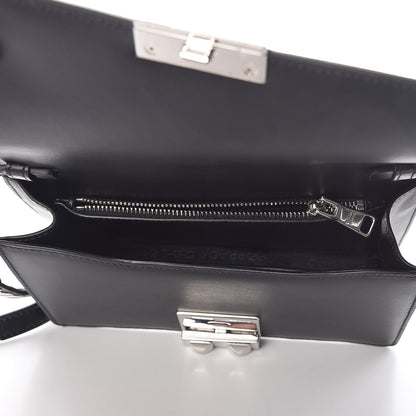 Prada City Calfskin Saffiano Racing Logo Elektra Shoulder Bag Black Verde 5 of 6