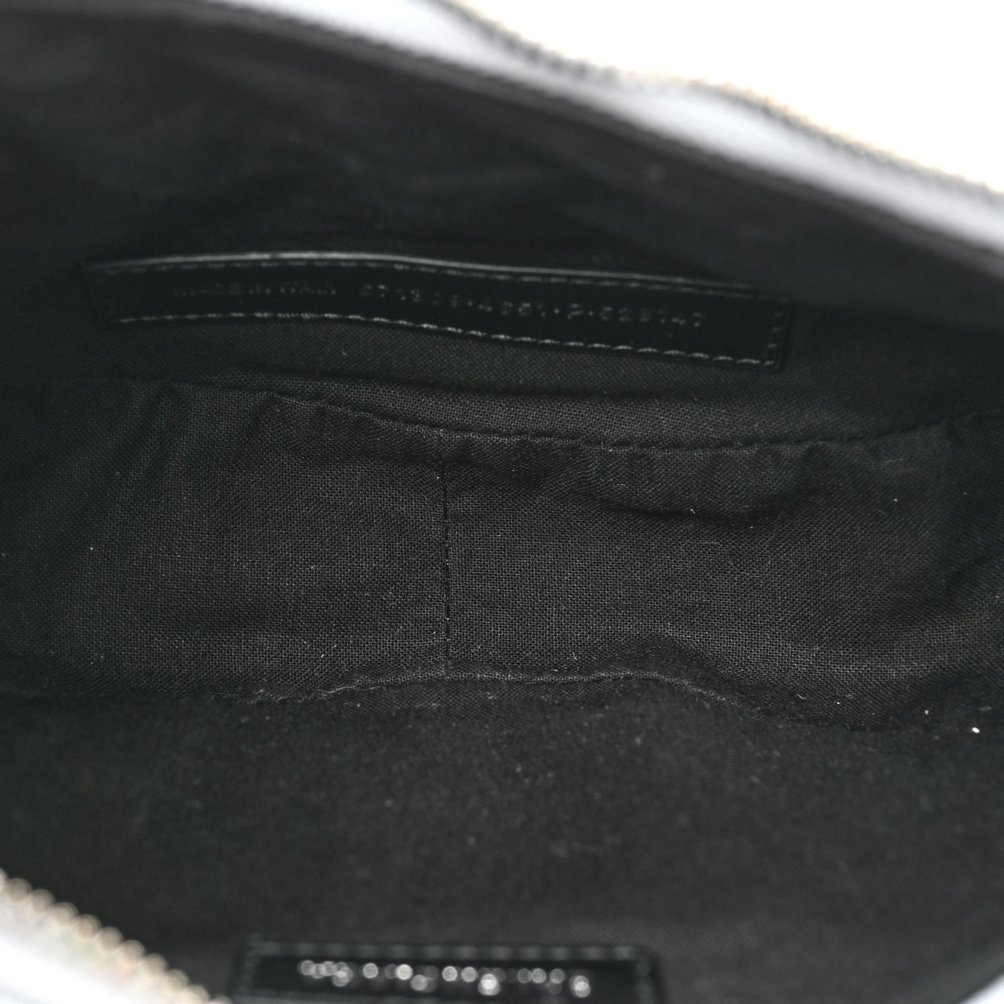 Washed Frayed Denim Crystal XS Le Cagole Shoulder Bag Pale Blue
