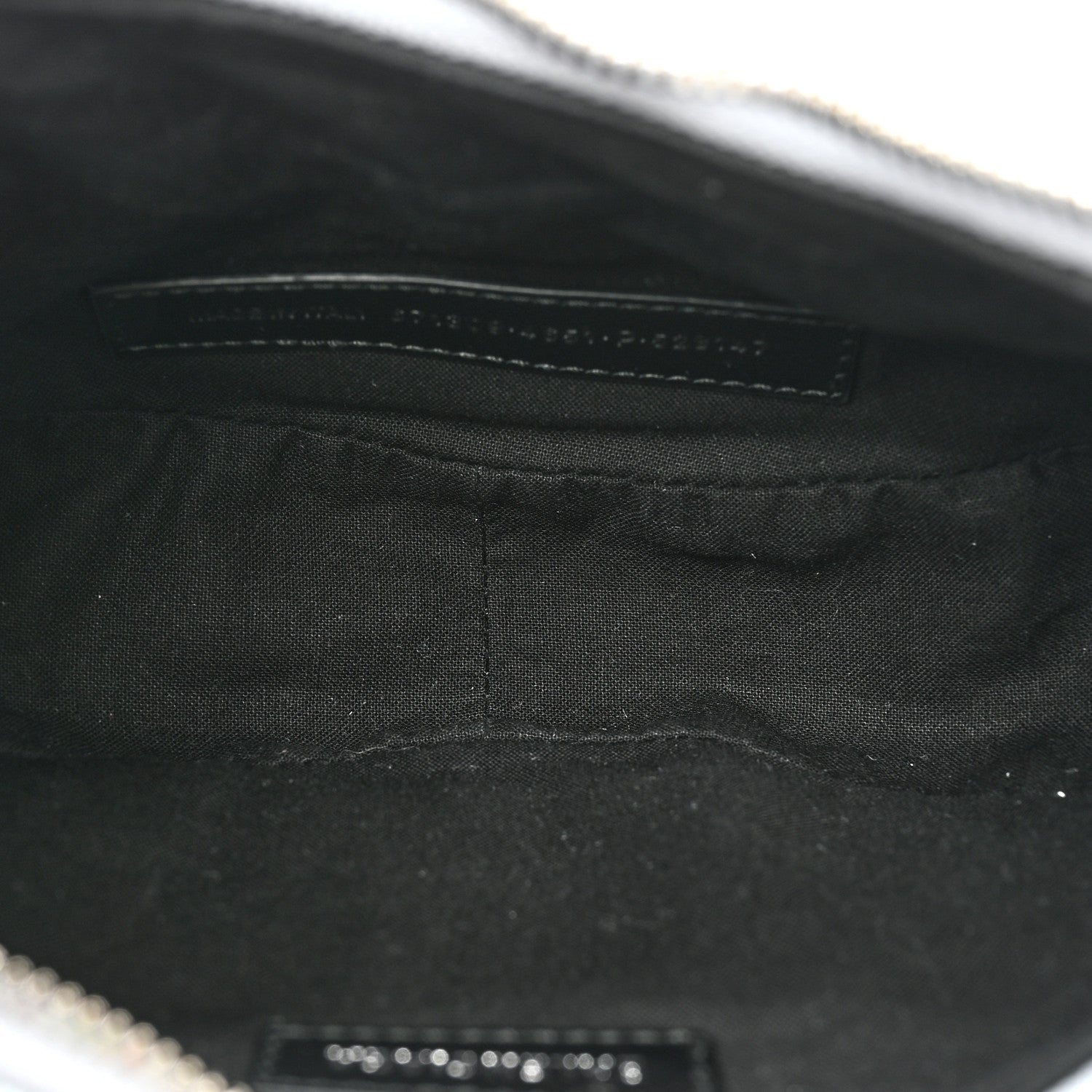 Balenciaga Washed Frayed Denim Crystal XS Le Cagole Shoulder Bag Pale Blue 5 of 9