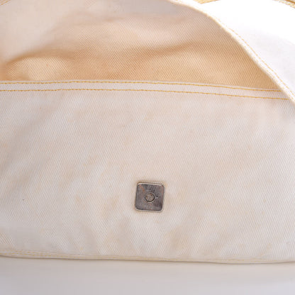 Fendi Denim Python Baguette White Yellow 14 of 21