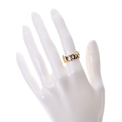 Tiffany 18K Yellow Gold Paloma's Graffiti Love and Kisses Ring 52 6 2 of 6