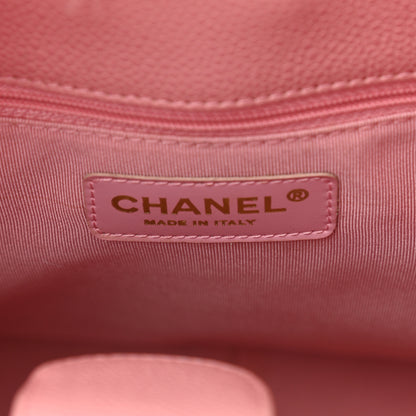 Chanel Caviar Quilted Petit Shopping Tote PST Pink 5 of 14