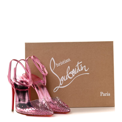 Christian Louboutin PVC Spikaqueen 100 Pumps 37 Confetti 8 of 8