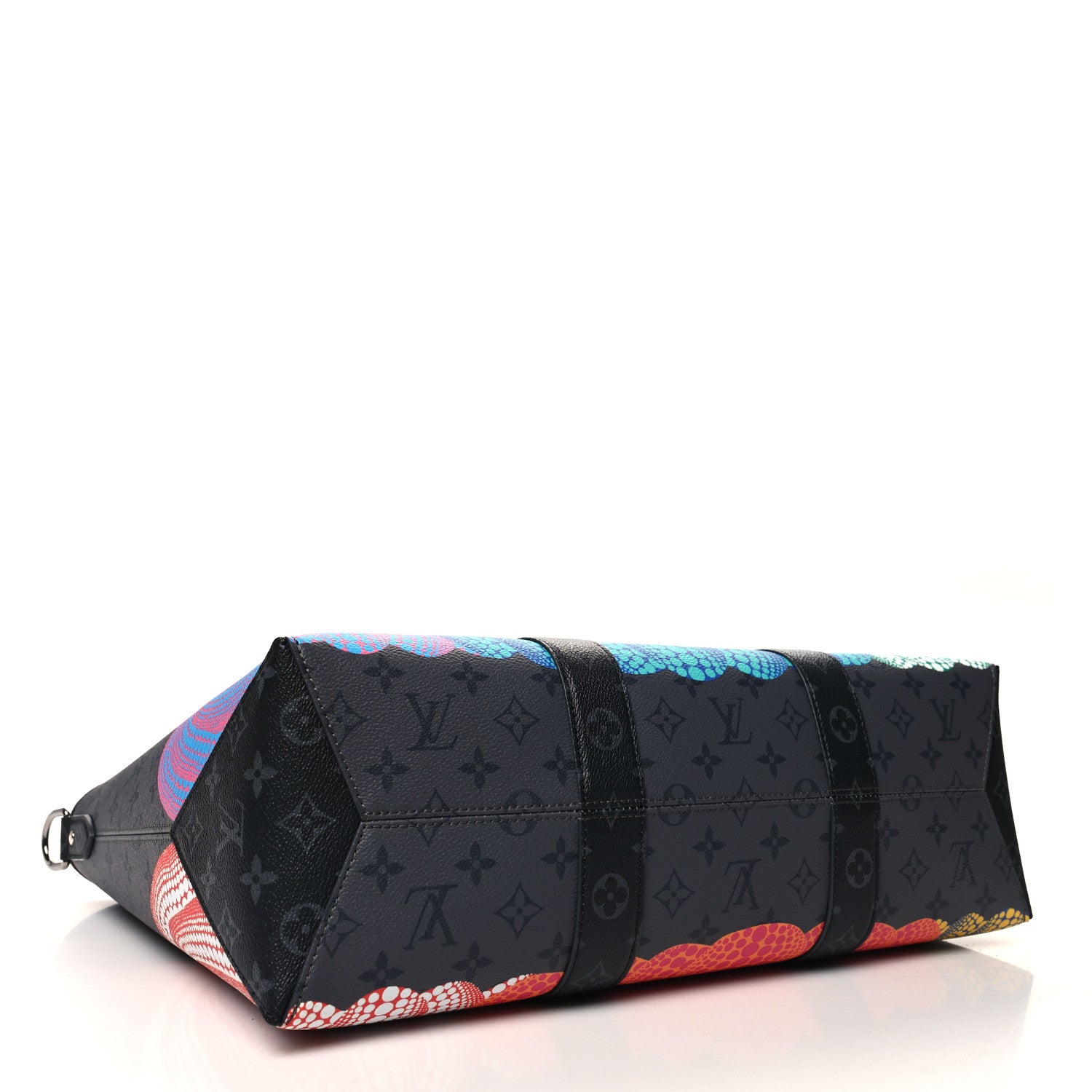 Louis Vuitton LOUIS VUITTON X YK Monogram Eclipse Reverse Pumpkin Weekend Tote Multicolor 4 of 10