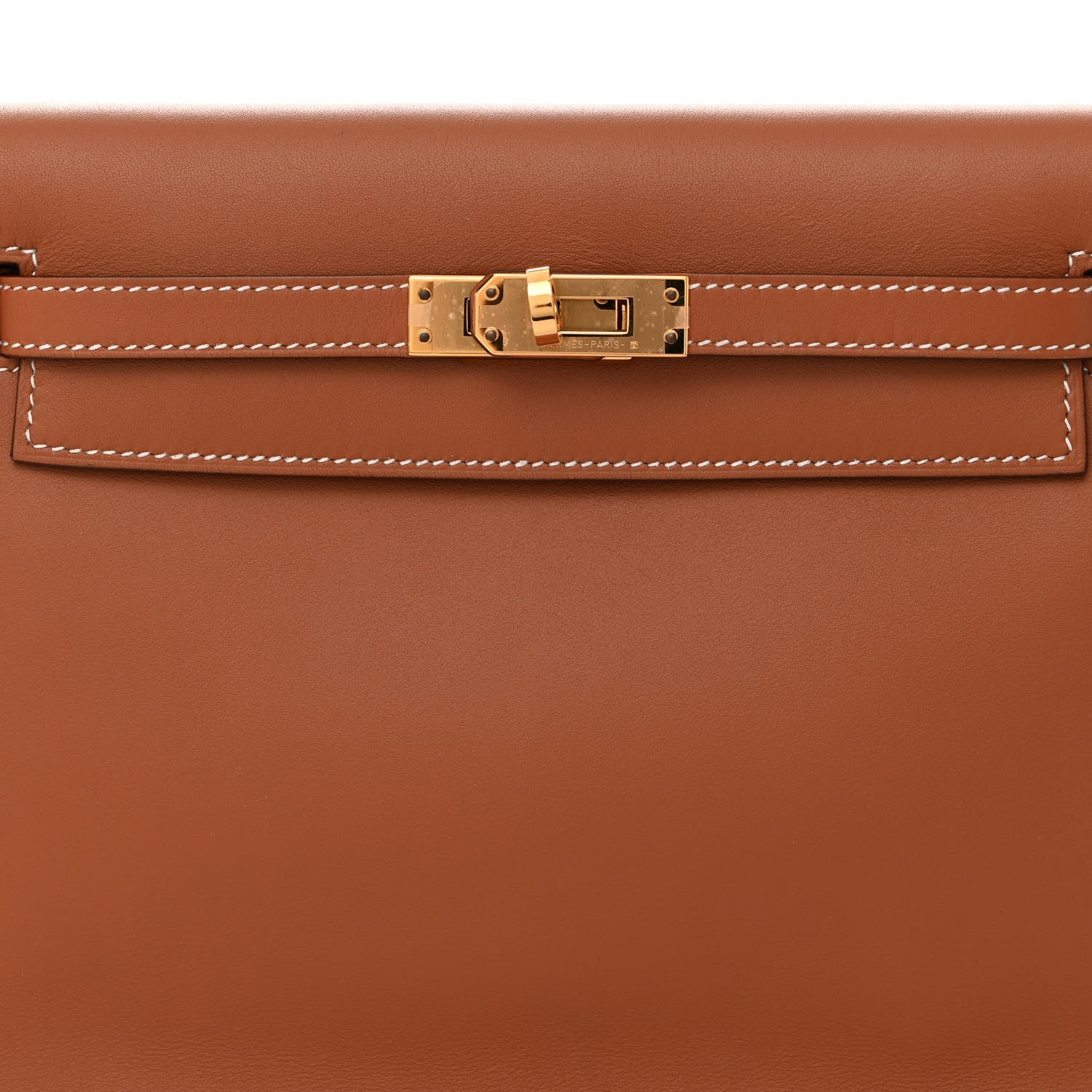 Hermes Evercolor Kelly Danse II Belt Bag Gold 7 of 9