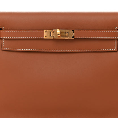 Hermes Evercolor Kelly Danse II Belt Bag Gold 7 of 9