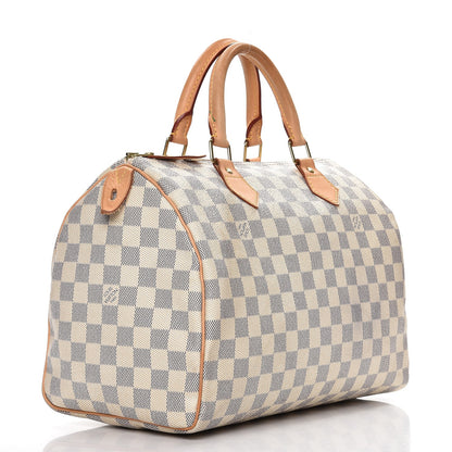 Louis Vuitton Damier Azur Speedy 30 3 of 17