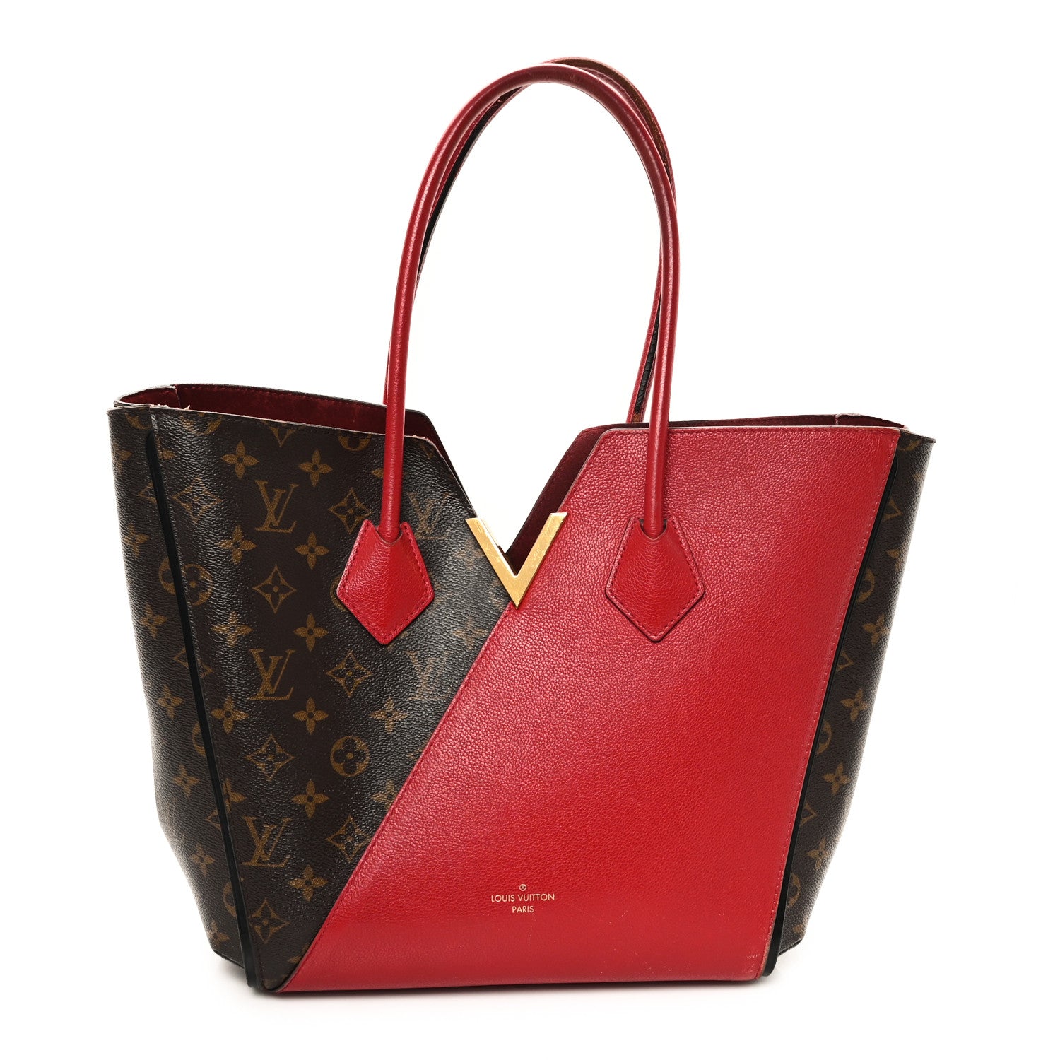 Louis Vuitton Calfskin Monogram Kimono Tote Cherry 1 of 12