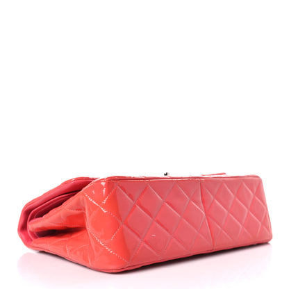 Chanel Patent Quilted Jumbo Double Flap Pink 4 of 9