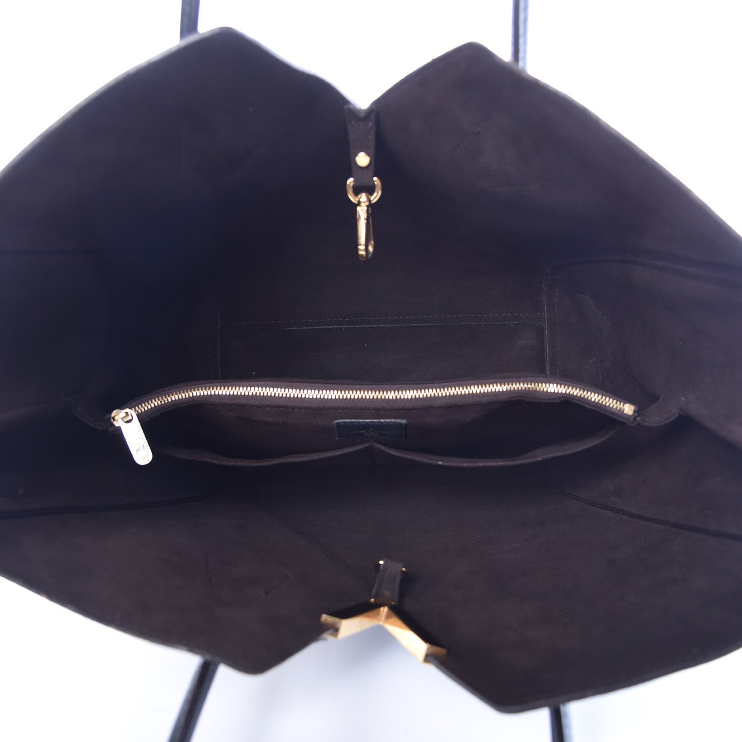Louis Vuitton Calfskin Monogram Kimono Tote Black 5 of 19