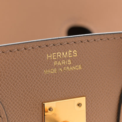 Hermes Madame Calfskin Birkin Sellier 25 Chai 10 of 23
