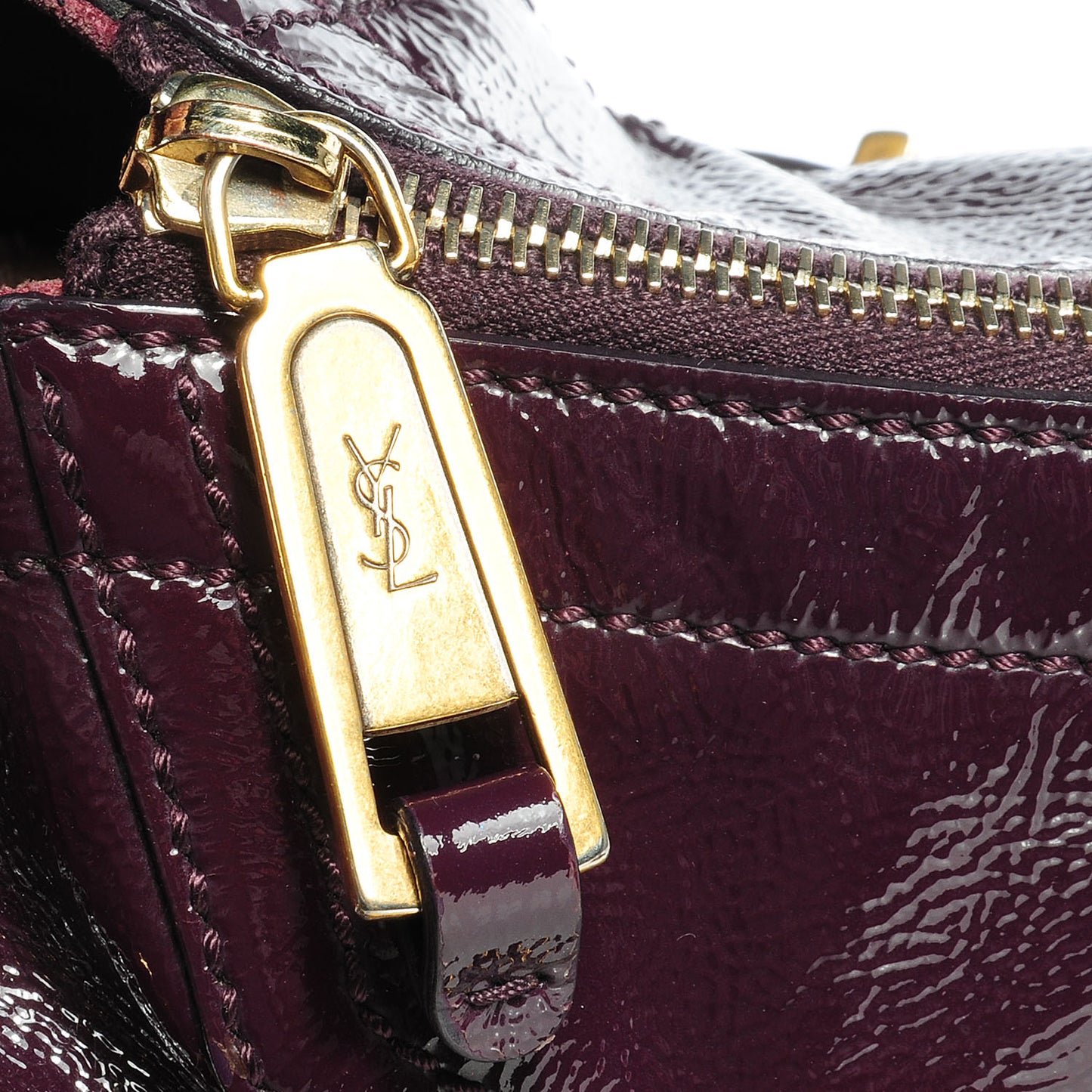 Patent Medium Downtown Tote Purple