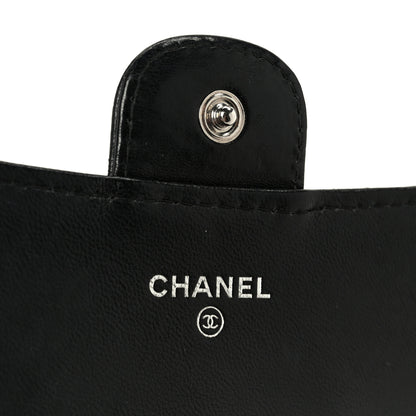 Chanel Lambskin Quilted Large Flap Wallet Black 6 of 10