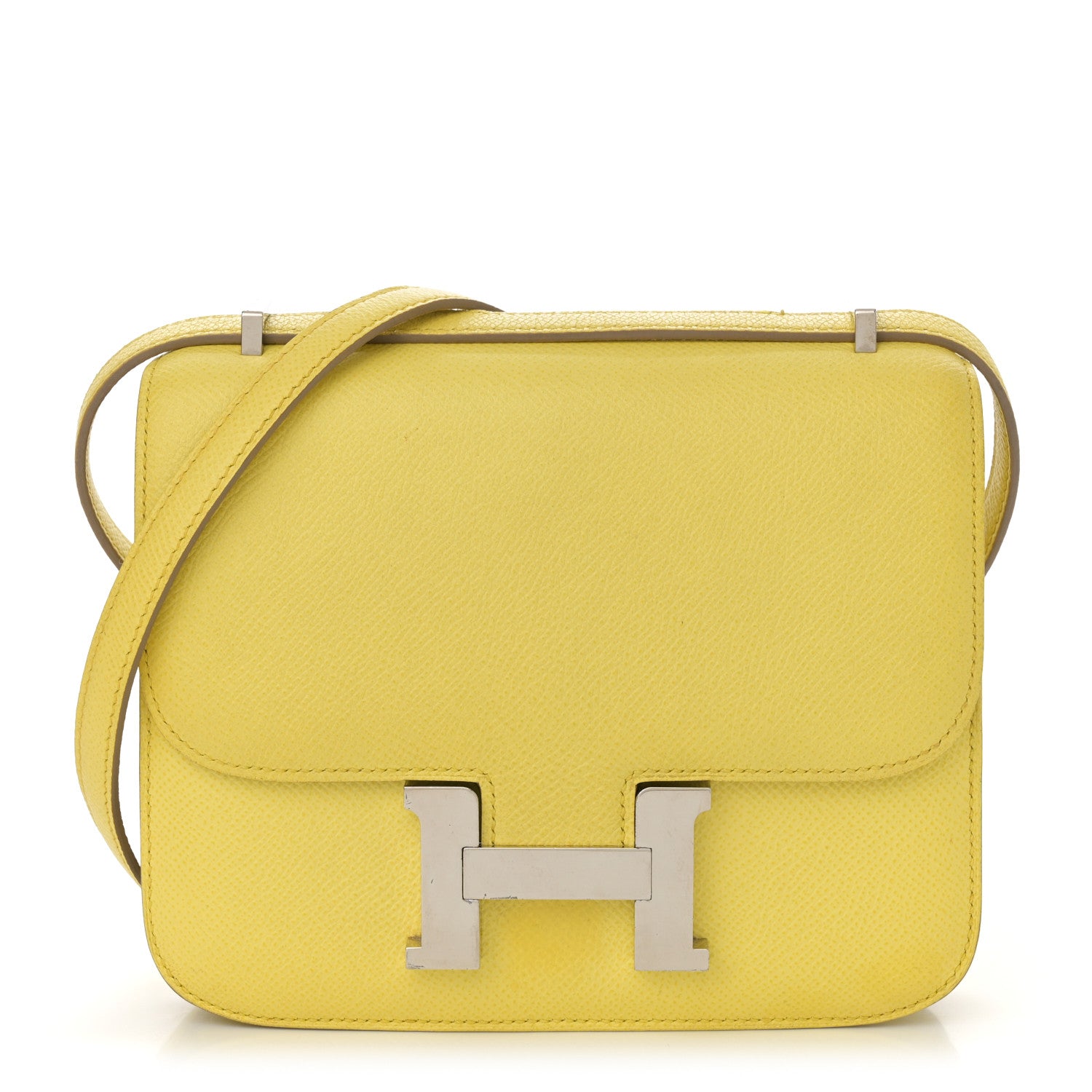 Hermes Epsom Constance 18 Lime 1 of 17
