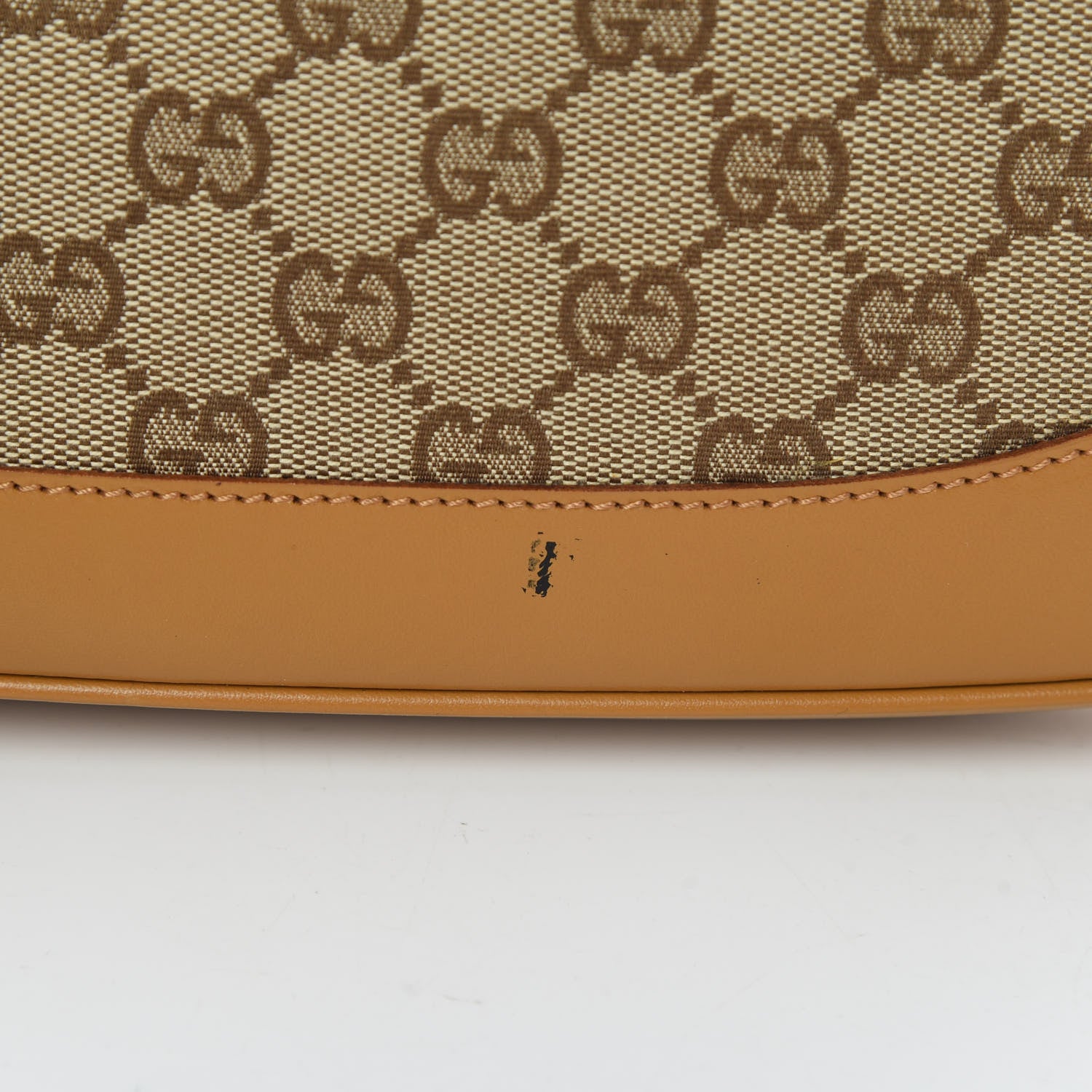 Gucci Monogram Jackie O Chain Hobo Tan 14 of 17