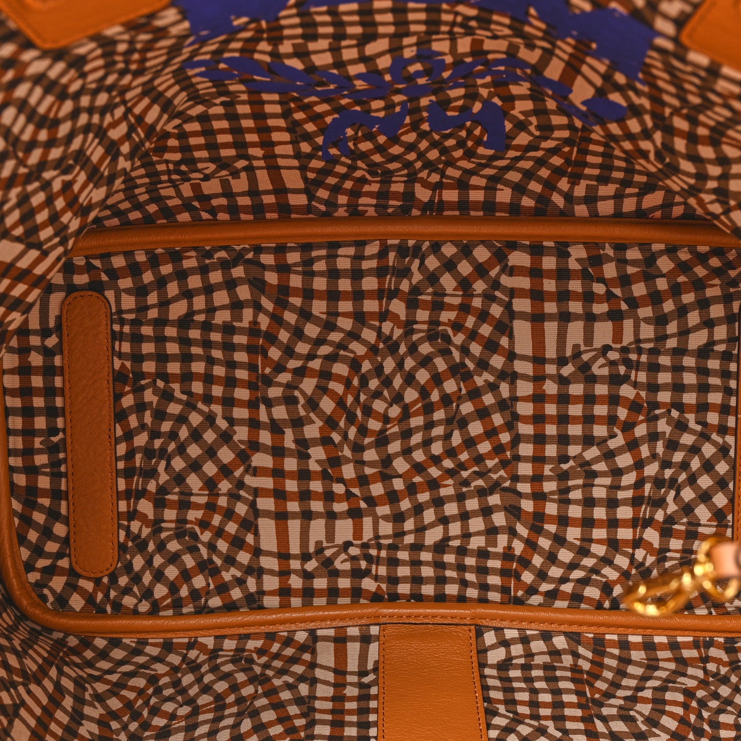 Visetos Medium Liz Reversible Shopper Tote Cognac