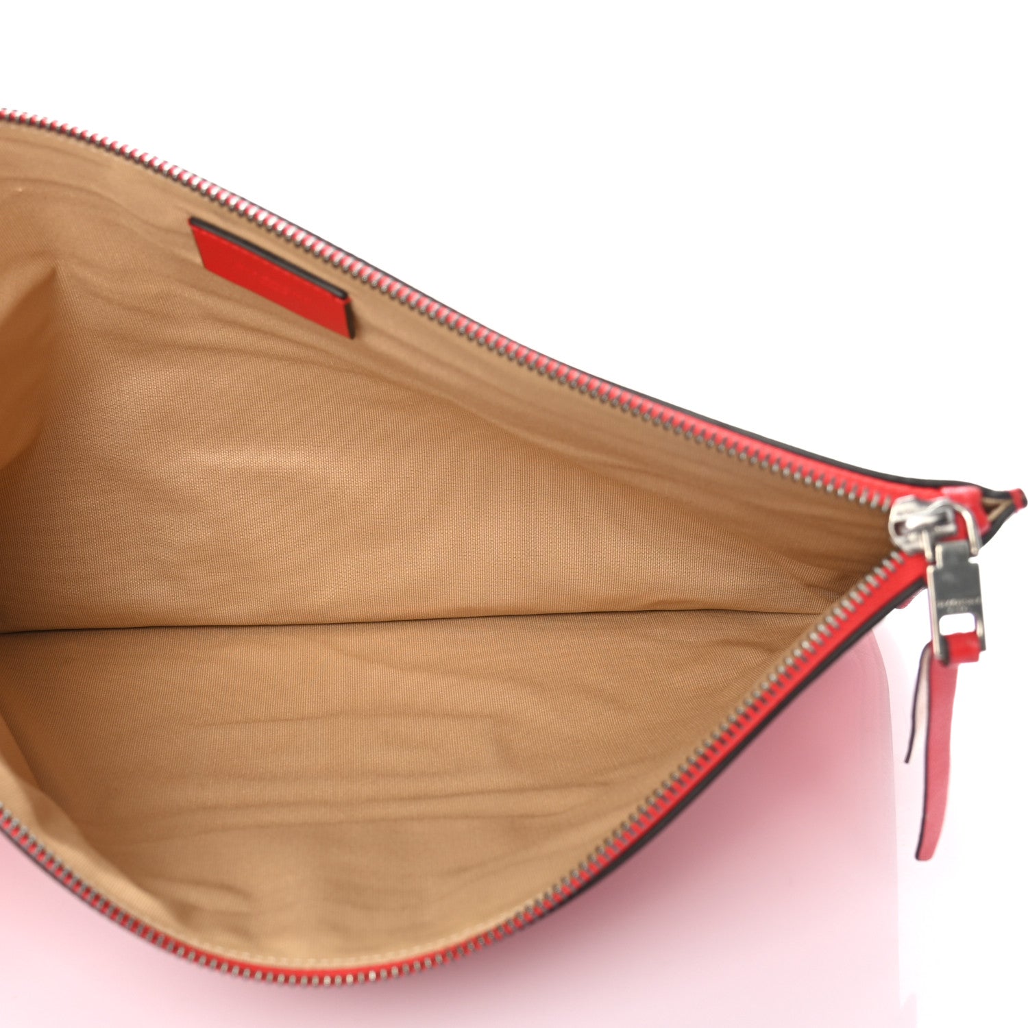 Givenchy Lambskin Large Emblem Pouch Red 5 of 8