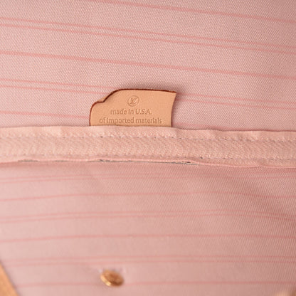 Louis Vuitton Damier Azur Neo Neverfull MM Rose Ballerine 7 of 8