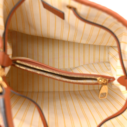 Louis Vuitton Raffia Calfskin Monogram Neonoe MM Tan 5 of 10