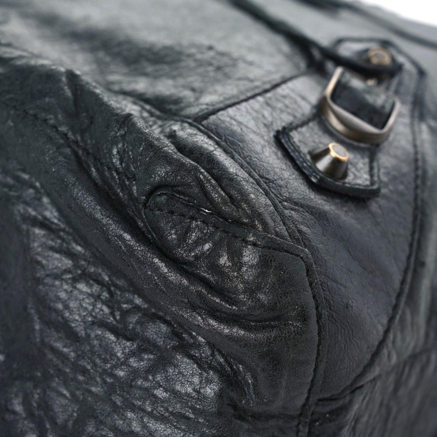 Balenciaga Agneau Classic Hardware Day Hobo Black 12 of 25