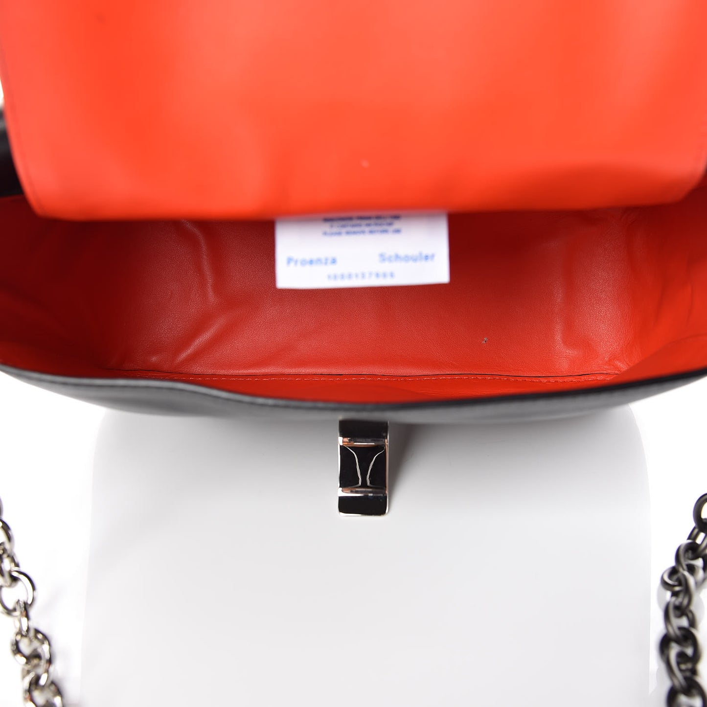 Calfskin Small Spheres Courier Black