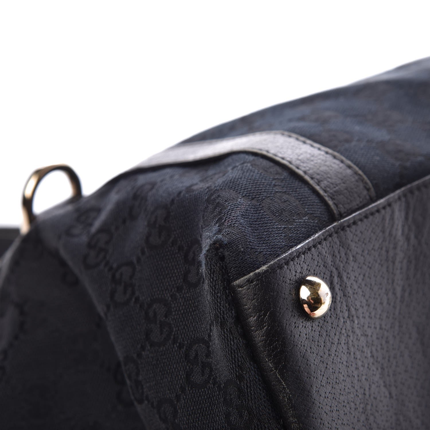 Gucci Monogram Abbey Medium Tote Black 11 of 14