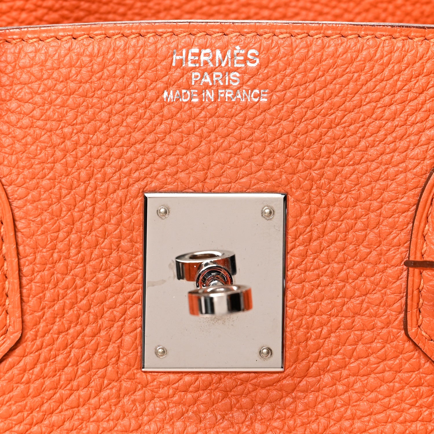 Hermes Togo Birkin 35 Orange 6 of 10