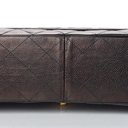 Chanel Caviar Quilted Jumbo Single Flap Black 22 of 27