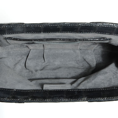 Nancy Gonzalez Crocodile Clutch Pewter 5 of 7