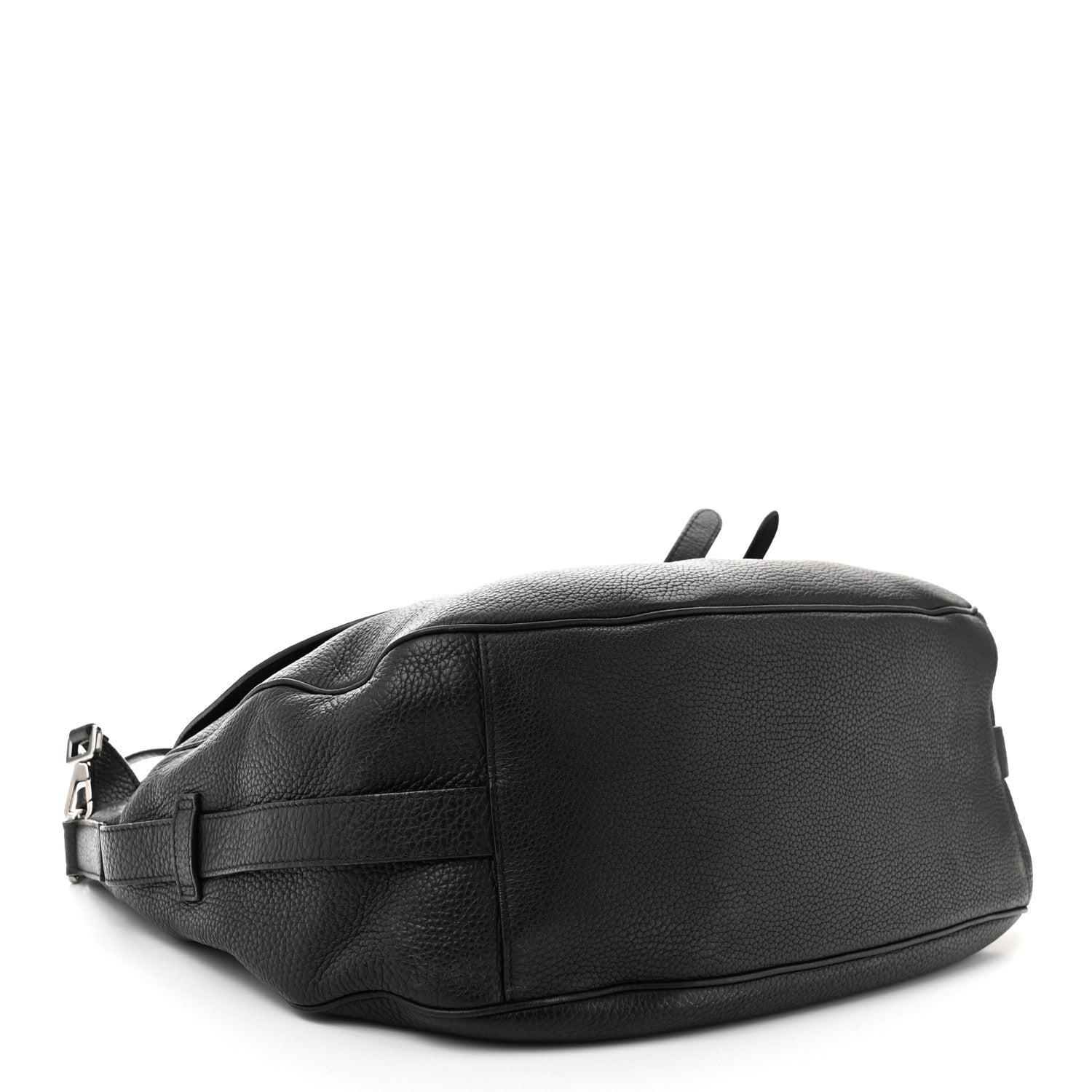 Christian Dior Grained Calfskin Saddle Soft Bag Black 4 of 11