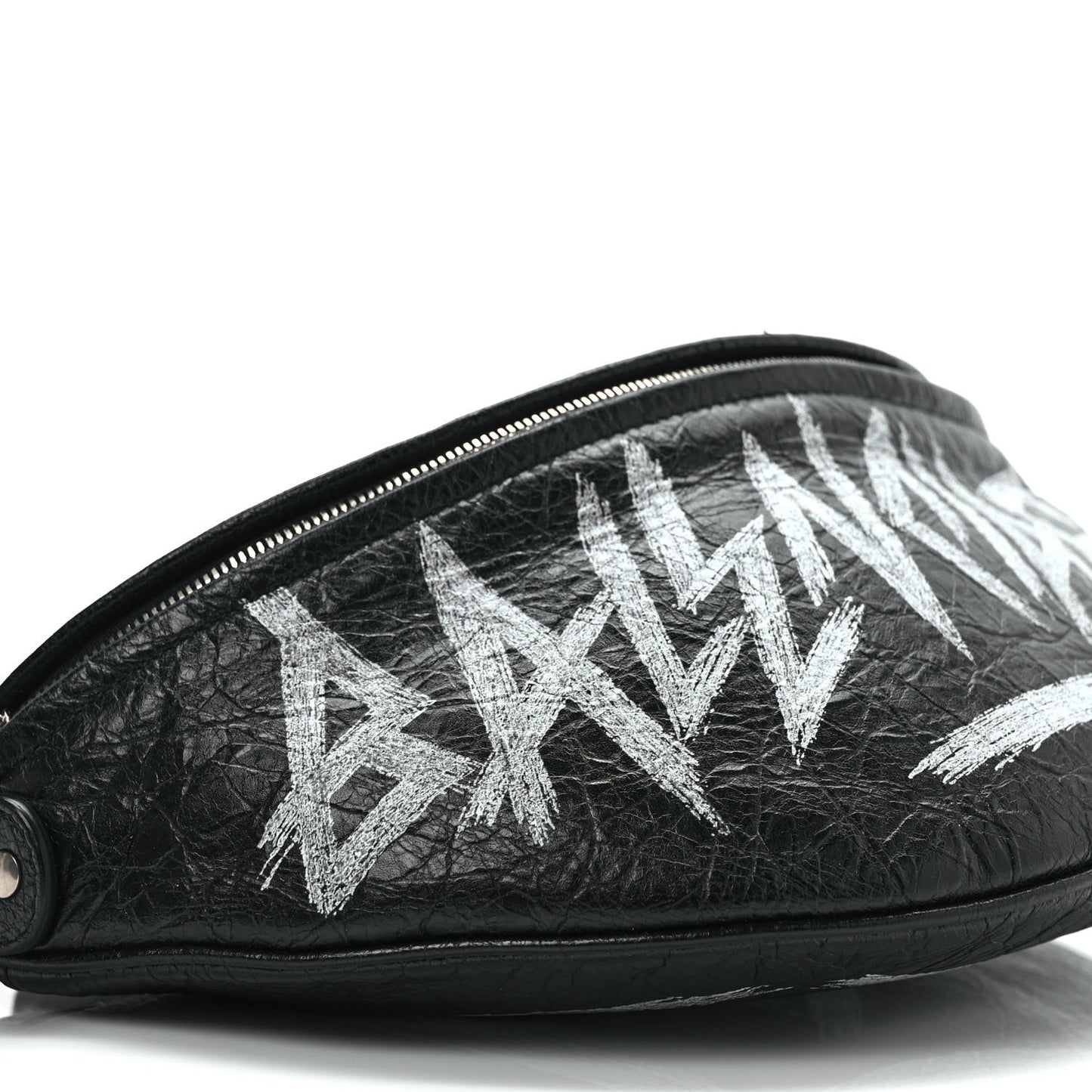 Agneau Arena Graffiti All Over XS Souvenir Belt Bag Black White