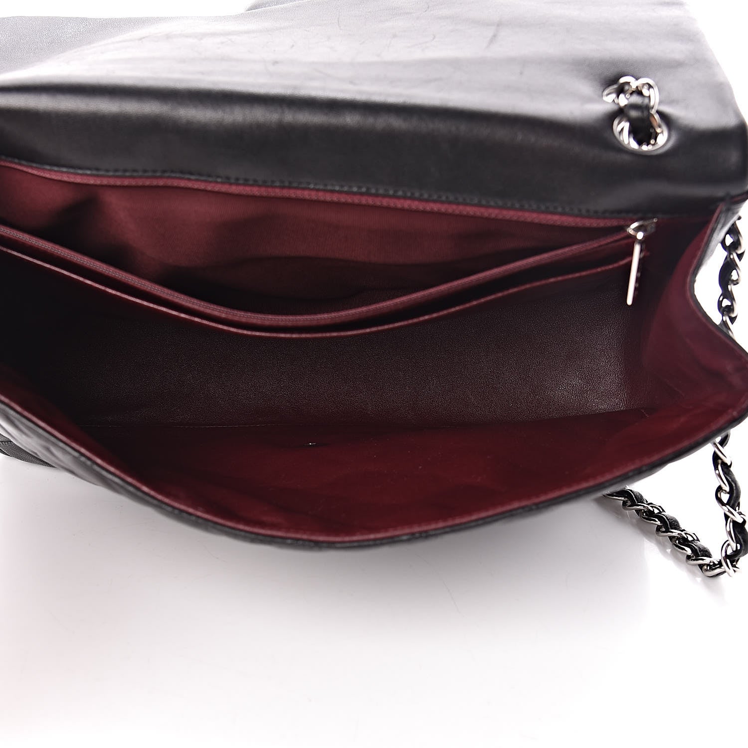 Chanel Lambskin Quilted Maxi Single Flap Black 5 of 16