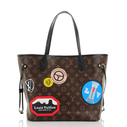 Louis Vuitton Monogram World Tour Neverfull MM 3 of 9