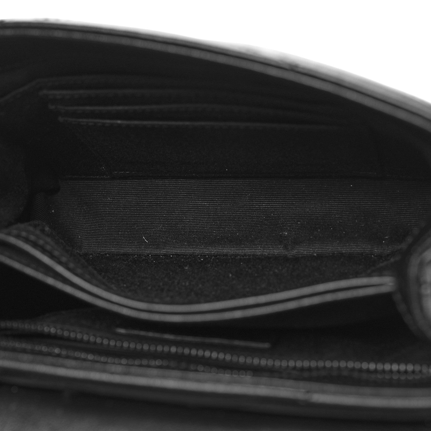 Saint Laurent Calfskin Y Quilted Monogram Monochrome Toy Loulou Crossbody Bag Black 5 of 12