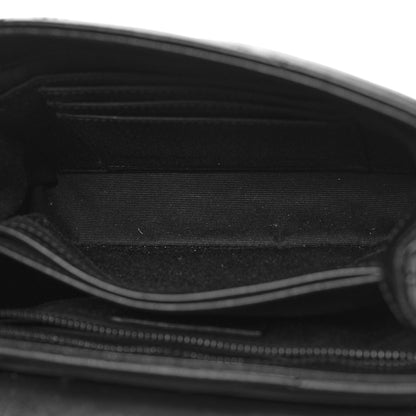Saint Laurent Calfskin Y Quilted Monogram Monochrome Toy Loulou Crossbody Bag Black 5 of 12