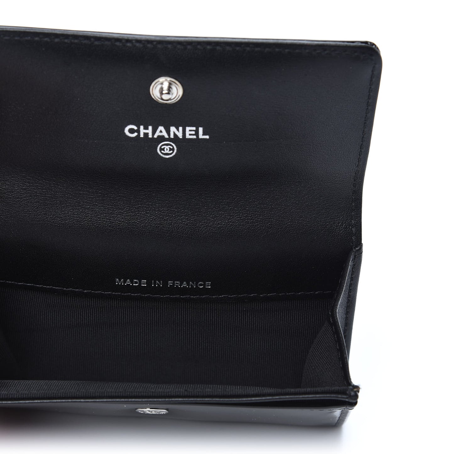 Patent CC Card Holder Black White