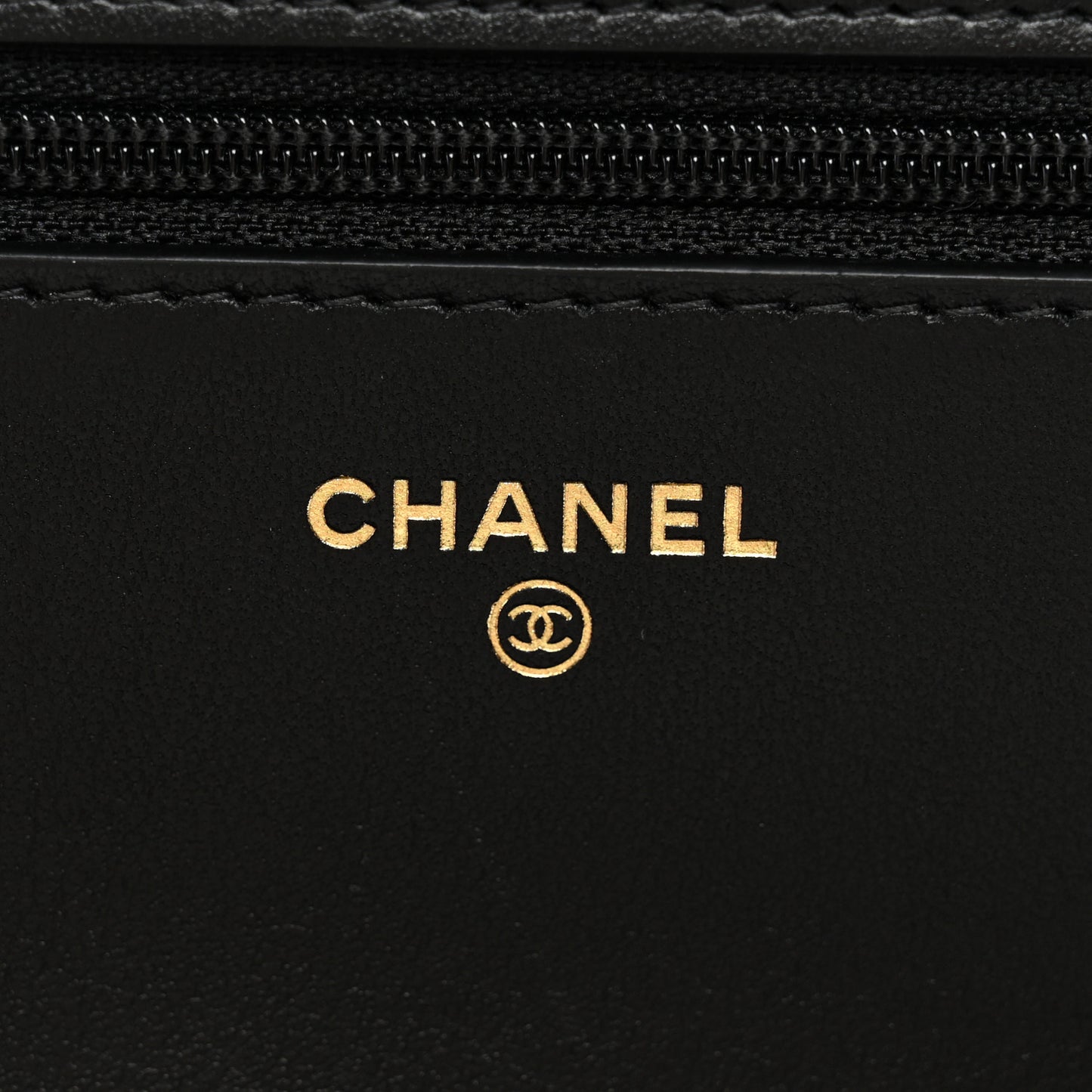 Caviar Quilted Boy Wallet On Chain WOC Black