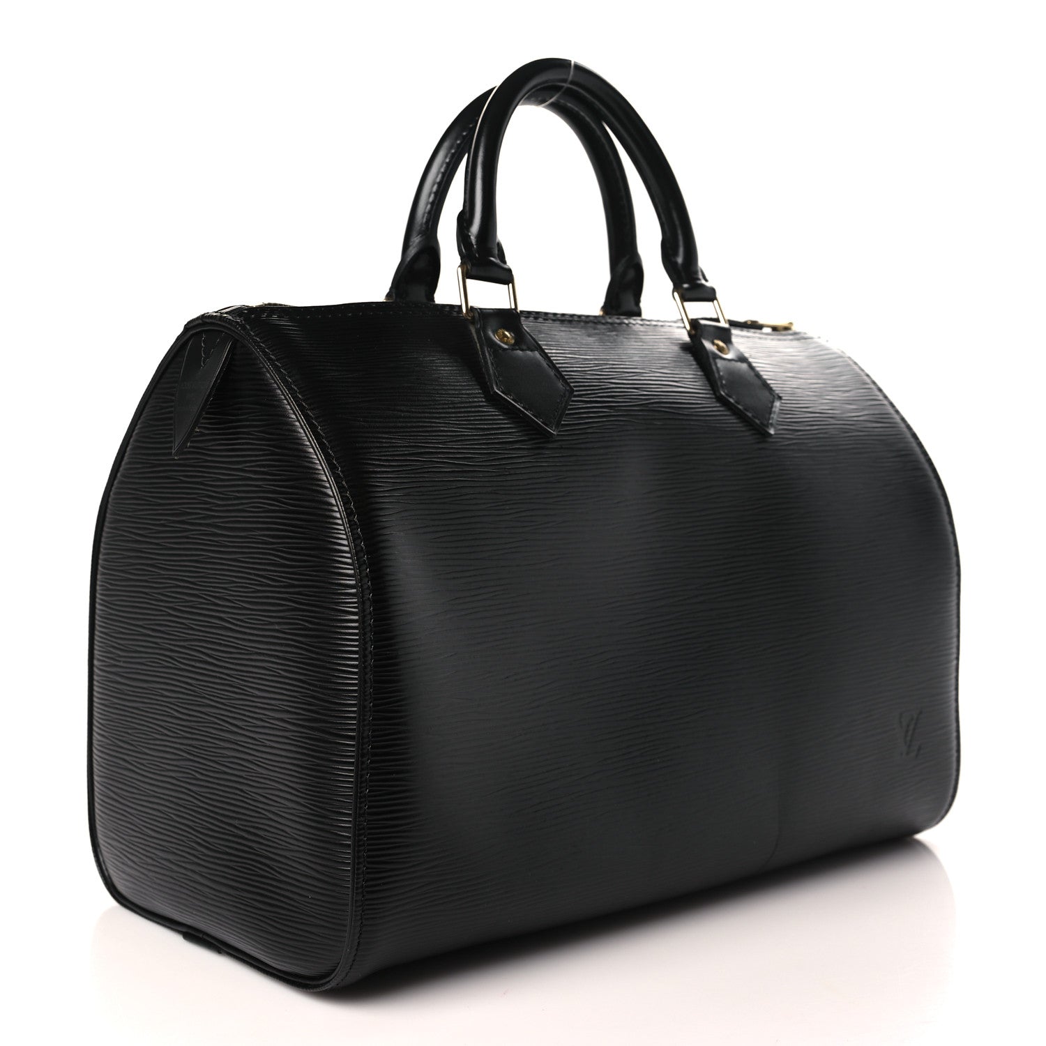 Louis Vuitton Epi Speedy 30 Black 3 of 8