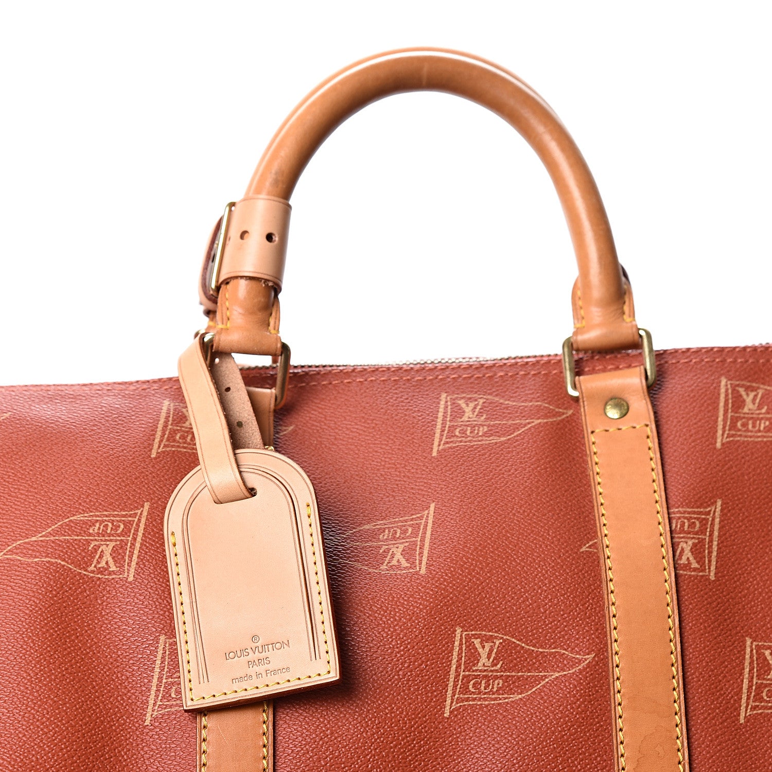 Louis Vuitton Canvas Americas Cup 1995 Saint Tropez Keepall 60 7 of 9