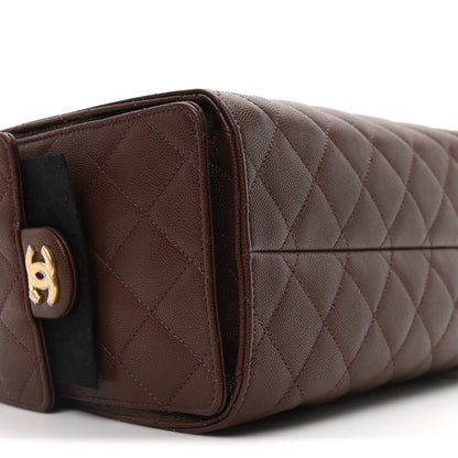 Chanel Caviar Quilted Small Chanel 25 Handbag Dark Brown 8 of 10
