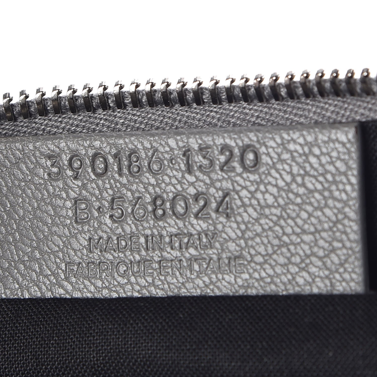 Balenciaga Chevre Silver Metallic Edge Hardware Pouch Gris Acier 7 of 7