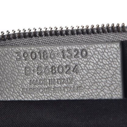 Balenciaga Chevre Silver Metallic Edge Hardware Pouch Gris Acier 7 of 7