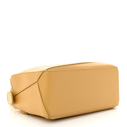 Loewe Calfskin Small Woven Puzzle Bag Sahara 4 of 9