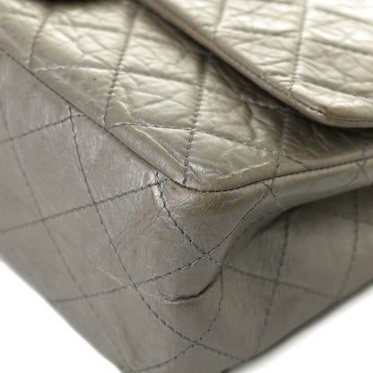 Chanel Metallic Aged Calfskin Quilted 2.55 Reissue 227 Flap Grey 11 of 16