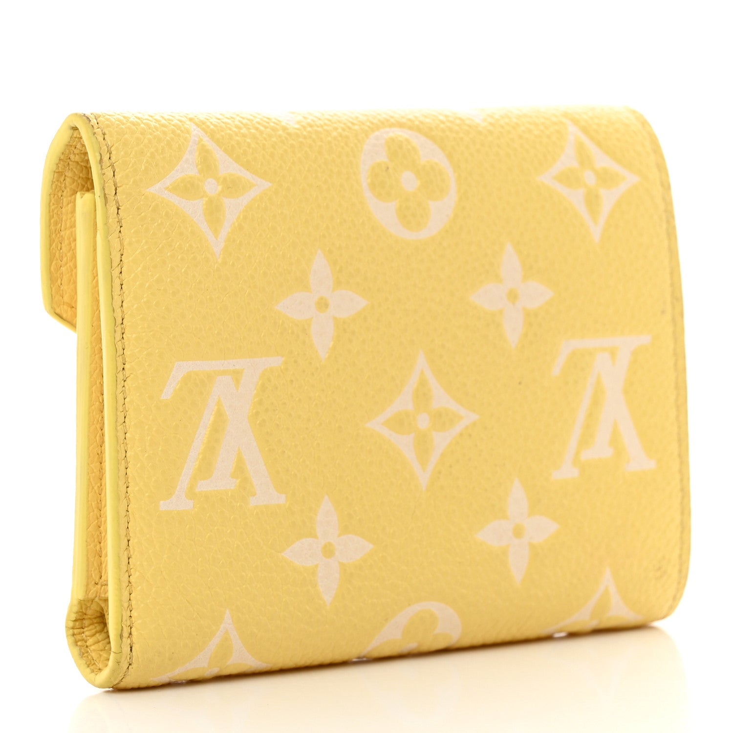 Louis Vuitton Empreinte Monogram Victorine Wallet Lemon Curd 3 of 8