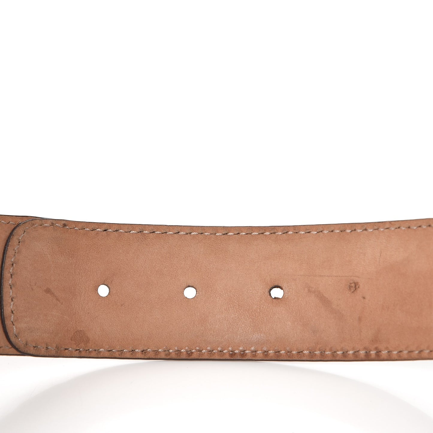 Crystal Monogram Interlocking G Belt 100 40 Dark Brown